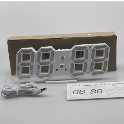 3D LED Wall Digital Clock