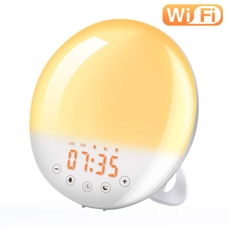 SmartWake | Alarm Clock With Wake Up Light | WiFi Voice Control | Sunrise Wake Up Light | Gentle Natural Wake Up -