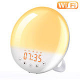 SmartWake | Alarm Clock With Wake Up Light | WiFi Voice Control | Sunrise Wake Up Light | Gentle Natural Wake Up -