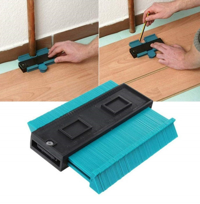 Radial | Contour Gauge | Irregular Contour Gauge | Abs Plastic Angle Ruler | 146x105x26mm | Fast Accurate Shape Copying -