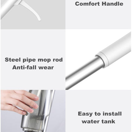 Origine Xiaomi Deerma Pulvererisation D''eau Balayeuse Mijia Nettoyant Pour Plancher En Fiber De Carbone Vadrouilles 360 Rotation Tige 350 Ml R Servoir Pilation Vadrouille