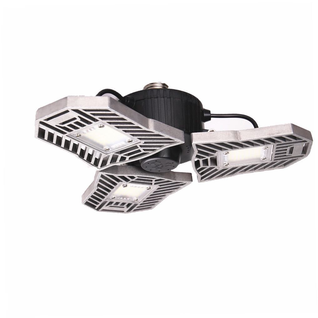 LuminaFlex | Deformable Garage Light | Adjustable Design | 60W 6000lm | Ultra Bright Wide Area Illumination -