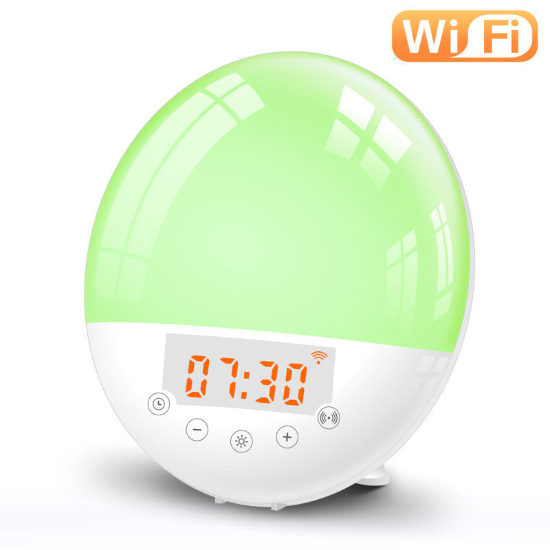 SmartWake | Alarm Clock With Wake Up Light | WiFi Voice Control | Sunrise Wake Up Light | Gentle Natural Wake Up -