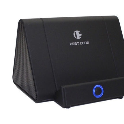 Mobile phone stand speaker