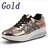 Sequin | Women's Sneakers | Vulcanized Sole | Keeps Warm | Black | Easy On and Off -