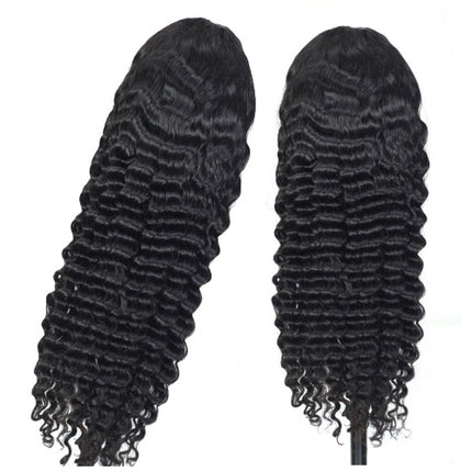 Human Hair 28 30 Deep Wave Lace Frontal Wigs 13 4 Front Wigs