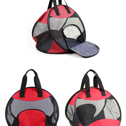 Portable breathable handbag for pets