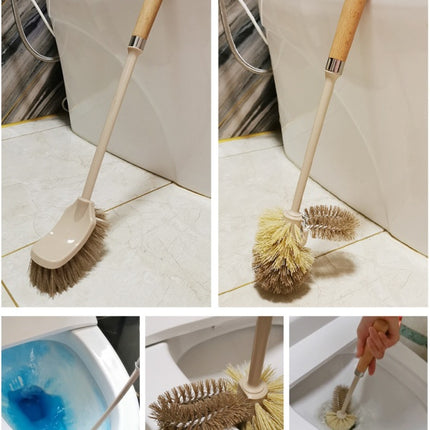 Wooden Household Handle Toilet Brush Cleaning Tools Bathroom Cleaning Brush Kitchen Floor Cleaner Brushes