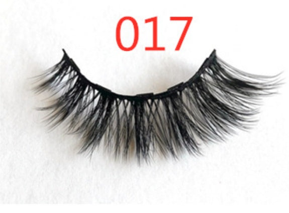 Magnetic False Eyelashes | Fashion Cotton Stem Lash Pair | Lightweight Chemical Fiber Lashes | Reusable Natural Look Magnetic Eyelash Set | Easy Wear & Comfortable Fit - Health & Beauty > Personal Care > Cosmetics > Makeup > Eye Makeup > False Eyelashes