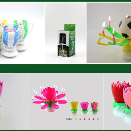 Amazing Lotus Candles