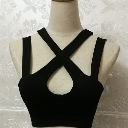 Solid Color Slim Sleeveless Waistcoat with Hollowed-out Bodybuilding Vest