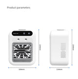 Portable Air Conditioner Fan | USB Mini Air Cooler with Water & Ice Cooling | 2-Speed Touchscreen Personal AC for Room, Office, Car | Atomizing Cool Mist - Home & Garden > Household Appliances > Climate Control Appliances > Evaporative Coolers > Portable Evaporative Coolers