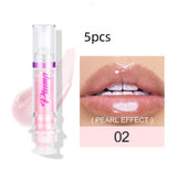 Liquid Lip Gloss Tube | High-Pigment Slightly Spicy Lip Honey Gloss | Mirror Shine Lip Color | Moisturizing & Smooth Formula | Sexy Glossy Finish | 6 Shades | Long-Lasting Lightweight Lip Makeup - Health & Beauty > Personal Care > Cosmetics > Makeup > Lip Makeup > Lip Gloss