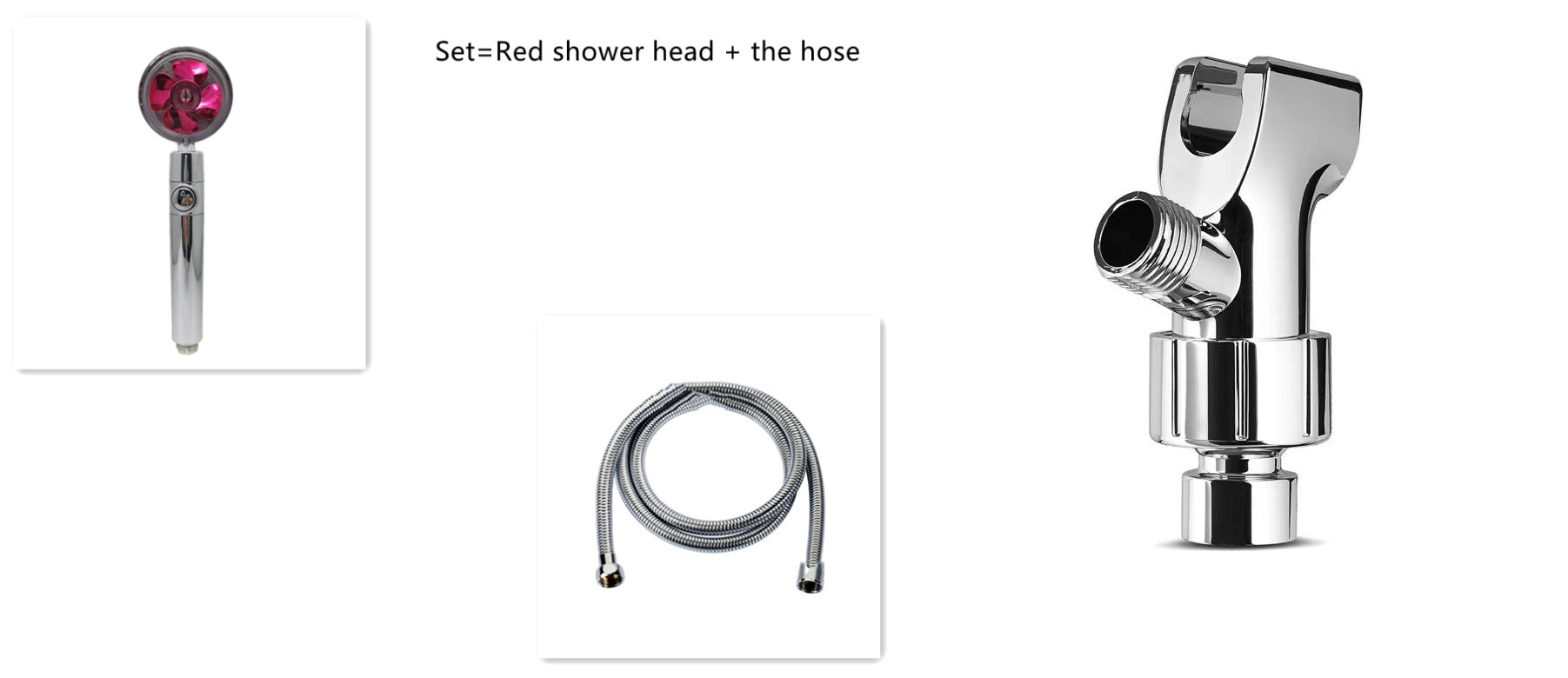 High-Pressure Water-Saving Shower Head | 360° Rotating Turbo Fan Spray Nozzle | ABS Pressurized Shower with Filter | Chrome Round Fixed Head - Hardware > Plumbing > Plumbing Fixture Hardware & Parts > Shower Parts > Shower Heads > Handheld Shower Heads
