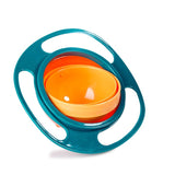 360 Rotate | Rotating Bowl | 360 Degree Rotation | Spill Proof | Assorted | Mess Free Mealtime -
