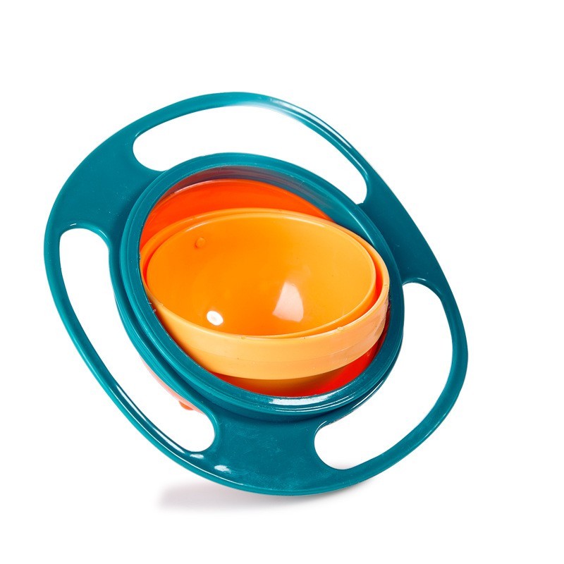 360 Rotate | Rotating Bowl | 360 Degree Rotation | Spill Proof | Assorted | Mess Free Mealtime -