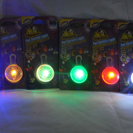 Dog LED glowing pendant necklace Safety puppy Cat Night Light Flashing Collar