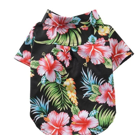 Hawaiian dog style shirt clothes