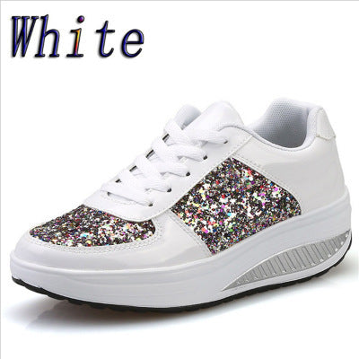 Sequin | Women's Sneakers | Vulcanized Sole | Keeps Warm | Black | Easy On and Off -
