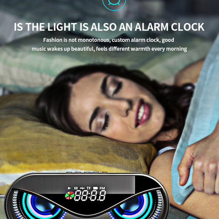 Colorful lights, dual speakers, digital buttons, song, Bluetooth speaker