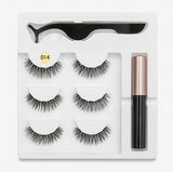 Magnetic False Eyelashes | Fashion Cotton Stem Lash Pair | Lightweight Chemical Fiber Lashes | Reusable Natural Look Magnetic Eyelash Set | Easy Wear & Comfortable Fit - Health & Beauty > Personal Care > Cosmetics > Makeup > Eye Makeup > False Eyelashes