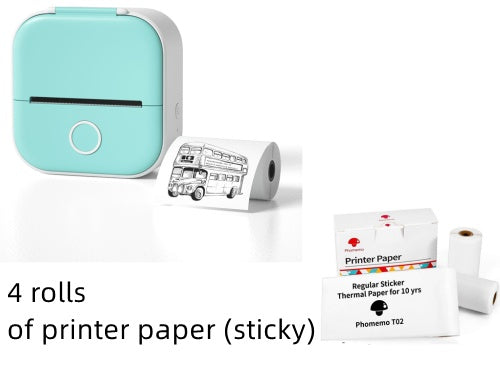 Phomemo | Mini Thermal Printer | Inkless Thermal Printing | Bluetooth Enabled | On The Go Labels And Photos -