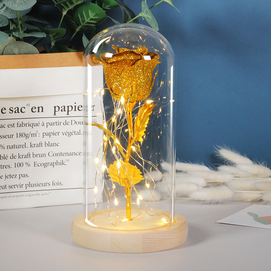 EternalRose Luxe | Glass Dome Rose | Led Rose | Romantic Gift | Red | Keepsake Gift -