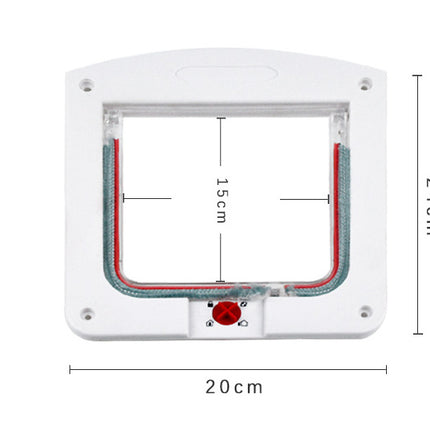 Controllable Two-way Door For Free Entry And Exit Of Pets