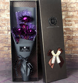 GoldLeaf | Gold Foil Rose | Gift Box | Keepsake | Three Gold Roses | Birthday Gift -