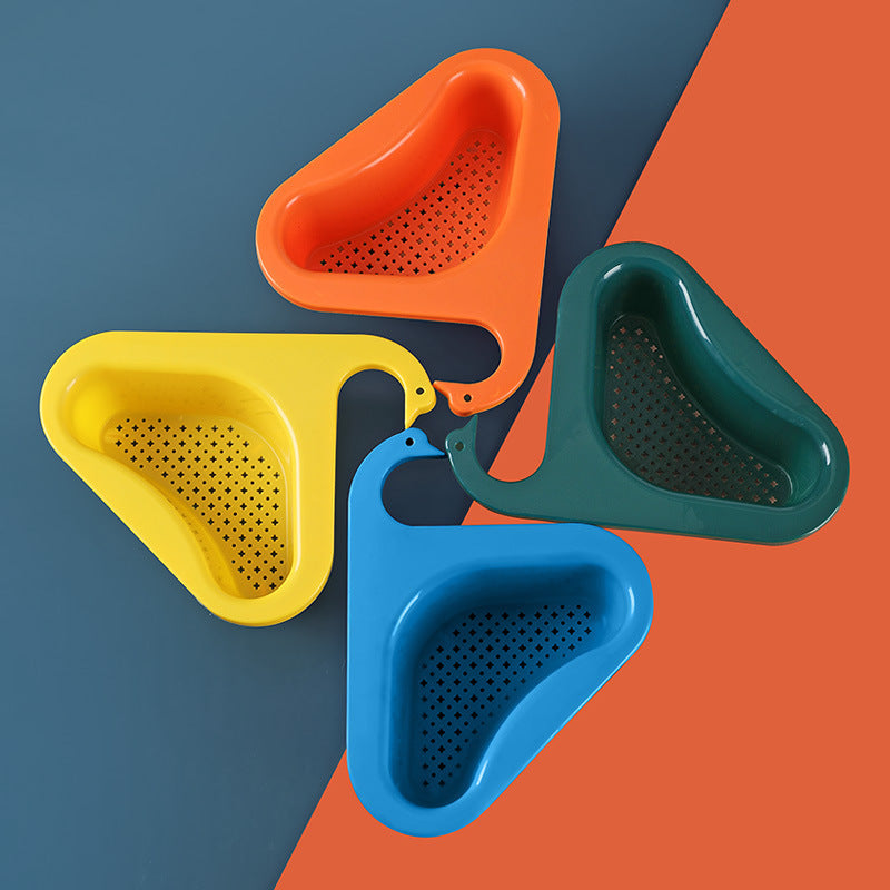 Swan | Sink Hanging Drain Basket | Dry and Wet Separation | Keeps Fruit Fresh | Space-Saving Kitchen Organizer -