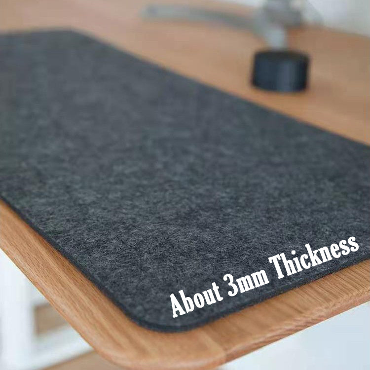 FeltGuard | Desk Pad | Non Slip Surface | 3 mm Thick Wool Felt | Protects Desk Surfaces and Keeps Workspace Sleek -