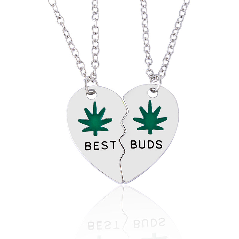 Leaves Best Friend | Heart Necklace | Eco Steel | Durable Wear | Silver Gold | Gift -
