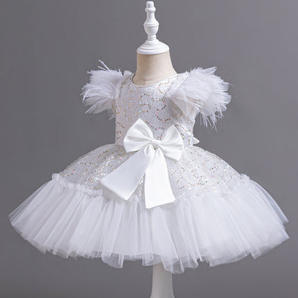 Flower Children's Clothing Children's Wedding Dress Tulle Skirt Summer