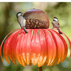 Bird feeder yellow