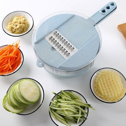 8 In 1 Mandoline Slicer Vegetable Slicer Potato Peeler Carrot Onion Grater With Strainer Vegetable Cutter Kitchen Accessories