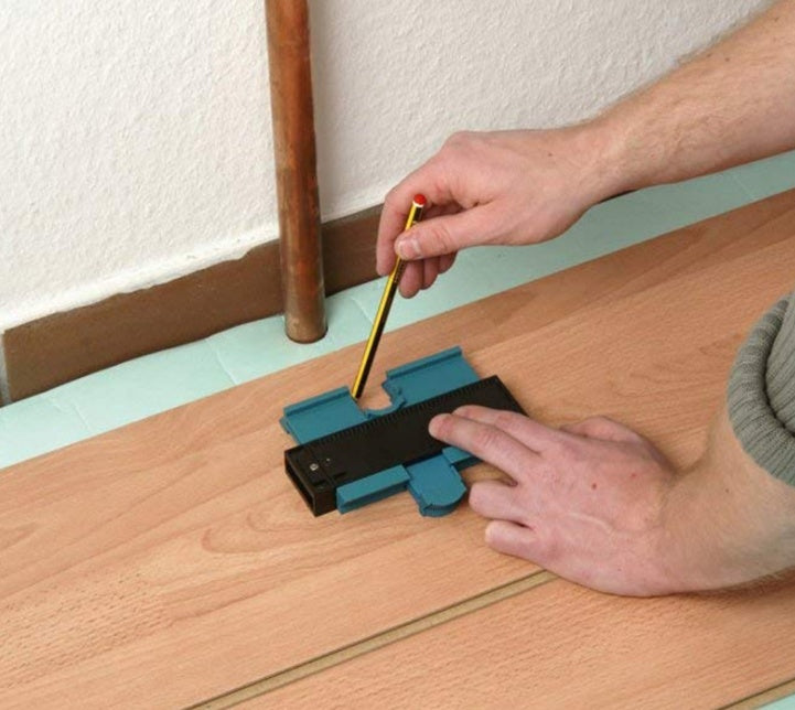 Radial | Contour Gauge | Irregular Contour Gauge | Abs Plastic Angle Ruler | 146x105x26mm | Fast Accurate Shape Copying -