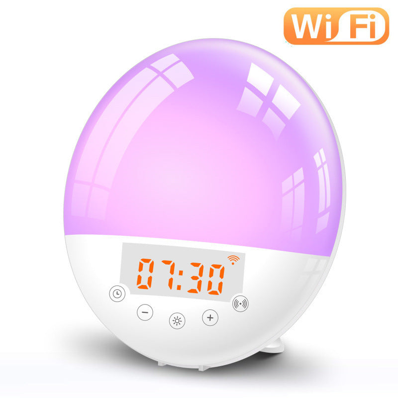 SmartWake | Alarm Clock With Wake Up Light | WiFi Voice Control | Sunrise Wake Up Light | Gentle Natural Wake Up -