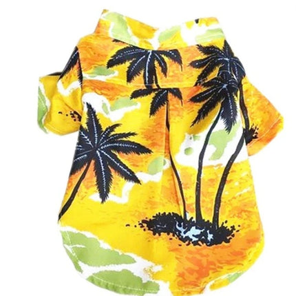 Hawaiian dog style shirt clothes