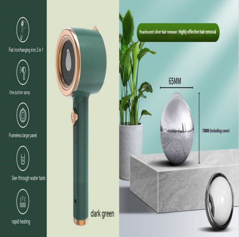 | Garment Steamer | 33W Portable | Titanium Panel | Travel Wrinkle Removal -