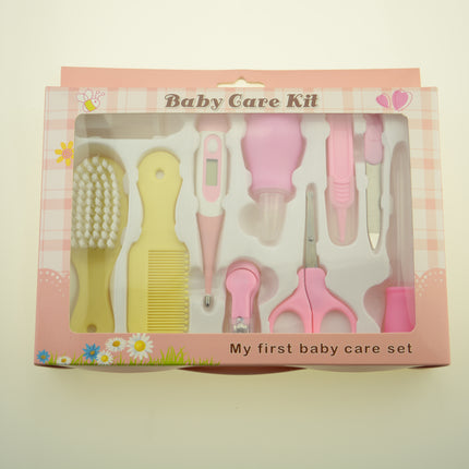 Maternal and Infant Thermometer Feeding Nasal Nasal Care 10 Piece Set Baby Manicure Clamp Nail Clipper Set