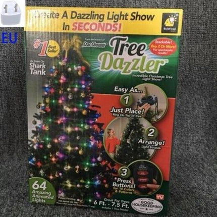 64 Light Dazzler Shower Tree Light Show Of Christmas Tree