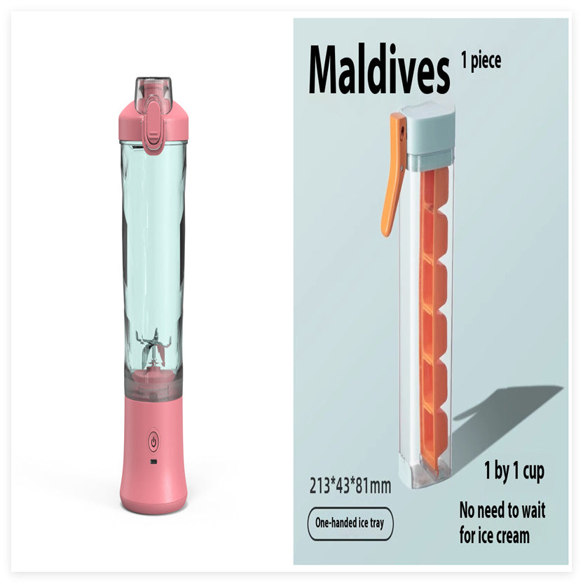 PulseBlend | Portable Blender | Six Blade 304 SS | Crushes Ice And Frozen Fruit For Smooth Shakes | On The Go -