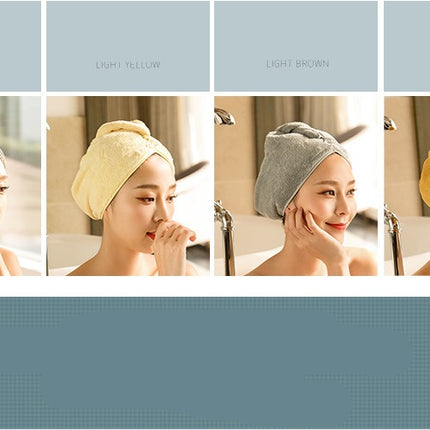 Women's Hair Dryer Cap, Absorbent Dry Hair Towel