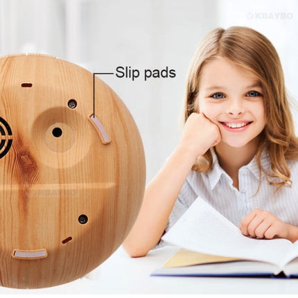 Creative Home Appliance Full Wood Grain Remote Control Aromatherapy Lamp