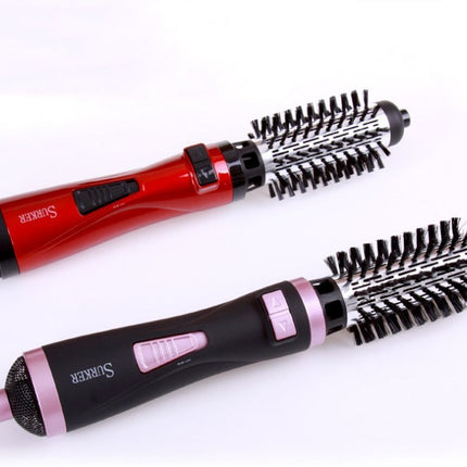 Professional Hair Dryer Rotary Brush Machine 2 in 1 Multifunction Hair Curler Curling Iron Wand Styling Tools