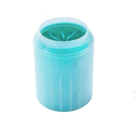 Pet Paw Cleaner Cleaning Kit Cup Soft Brush Can