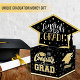 GradGlow | Graduation Money Box | Includes Gift Bags and Tape | Great for Cash Gifts | Party Ready Gift Box -