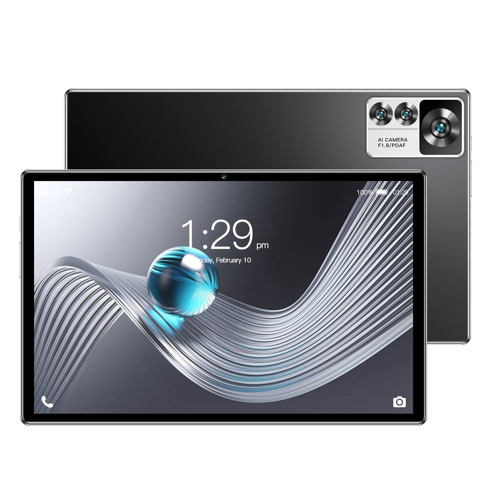 NovaTab | Tablet 10.1 Inch Android | Android 13 OS | Quad Core 8GB RAM 256GB ROM | Long Battery Life -