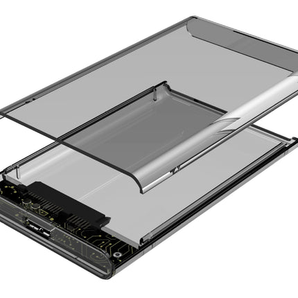 Transparent hard disk box