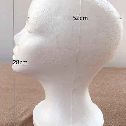 Canvas head mold for finishing wig shape